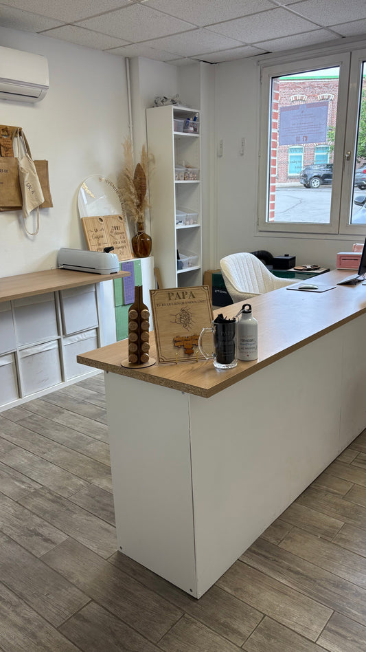 Mon atelier de cadeaux personnalisés à Roncq au 301 rue de lille a roncq au centre actival nous somme ouverts du lundi au samedi  